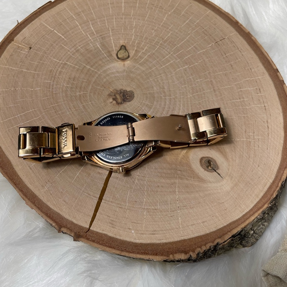 Fossil Stella Glitz Rose Gold Multi Function  Watch - Picture 7 of 12